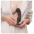 Strap-on-me - dildo med sugekop - bøjet - sort