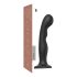 Strap-on-me P&G L - bøjet dildo med sugekop (sort)
