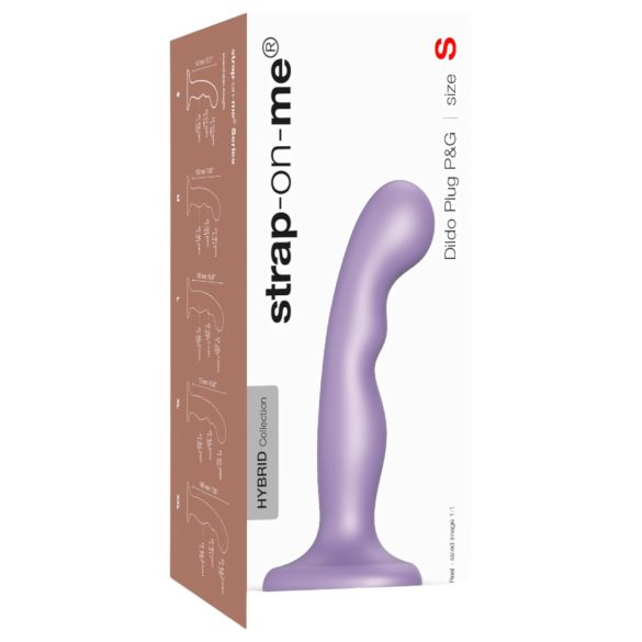 Strap-on-me P&G S - bøjelig dildo med sugekop (lilla)