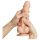 Strap-on-me M - dobbeltsidet sugekopdildo (natur)
