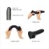 Strap-on-me M - dobbeltlag, sugekop-dildo (sort)