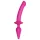Strap-on-me Swith Semi-Realistic L - 2i1 silikone dildo (pink)