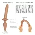 Strap-on-me Switch Realistisk S - 2-i-1 silikone dildo (naturlig)