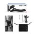 Strap-on-me M - Sort luftbølge strap-on vibrator