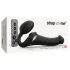 Strap-on-me M - Sort luftbølge strap-on vibrator