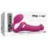 Strap-on-me M - justerbar luftbølgevibrator (pink)