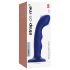 Vandtæt pulserende G-punktvibrator - Strap-on-me M (blå)