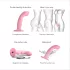 Strap-on-me M - vandtæt, pulserende G-punkt vibrator (pink)