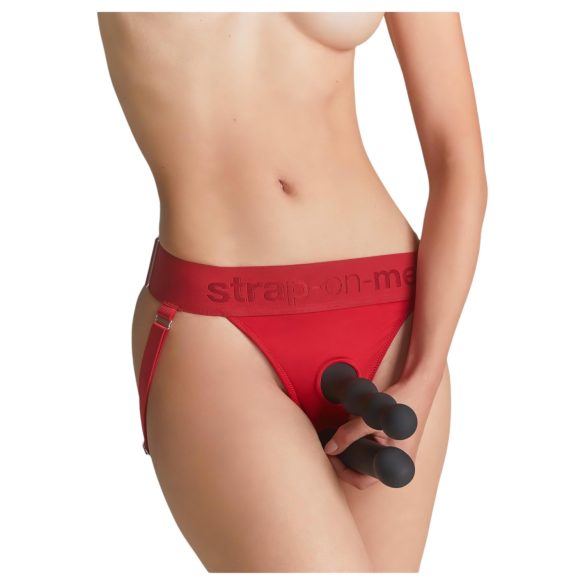 Strap-on-me – justerbart strap-on dildo - XS-XXL (rød)