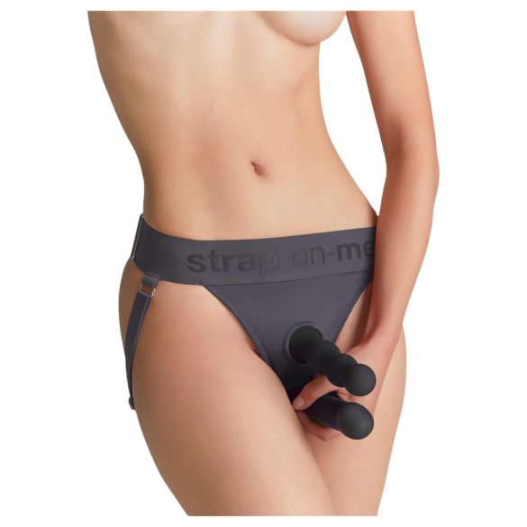 Strap-on-me - Undertøj til strap-on dildo - XS-XXL (grå)