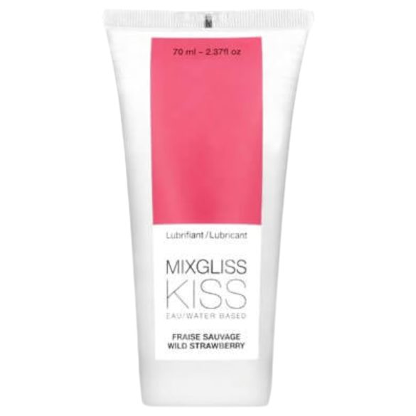 Mixgliss Kiss Wild vandbaseret glidecreme - Jordbær (70ml)