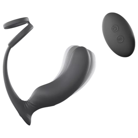 Love to Love - prostata vibrator med ring (sort)
