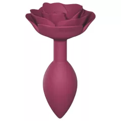 Love to Love Open Roses M - silikone anal plug (rød)
