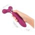 Love to Love Fireball - genopladelig 2-i-1 massagevibrator (rød)