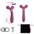 Love to Love Fireball - genopladelig 2-i-1 massagevibrator (rød)