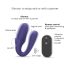 Love to Love Match up - trådløs, genopladelig parvibrator (lilla)