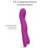 Love to Love Swap - opladelig pulserende G-punkt vibrator (lilla)
