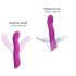 Love to Love Swap - opladelig pulserende G-punkt vibrator (lilla)