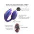 Wonderlover - G-punkt & klitoris vibrator i metal lilla