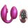 Wonderlover G-punkt & klitoris vibrator (metallisk pink)