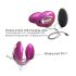 Wonderlover G-punkt & klitoris vibrator (metallisk pink)