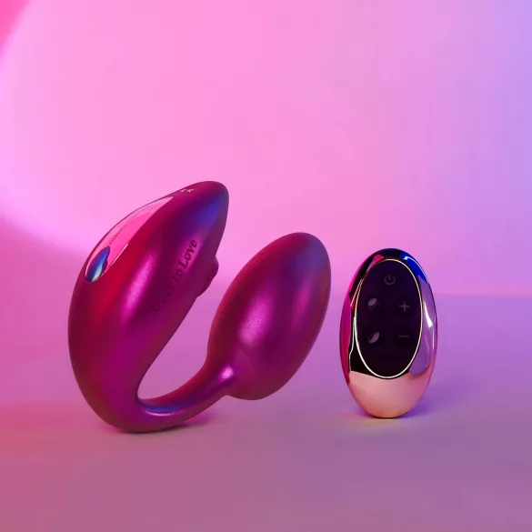 Wonderlover - klitoris & G-punkt vibrator (metal pink)