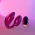 Wonderlover G-punkt & klitoris vibrator (metallisk pink)