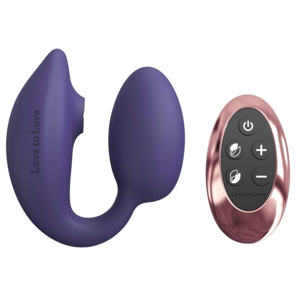 Love to Love Wonderlover - G-punkt & klitoris vibrator (lilla)