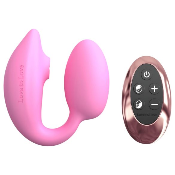 Love to Love Wonderlover - G-punkt & klitoris vibrator (pink)
