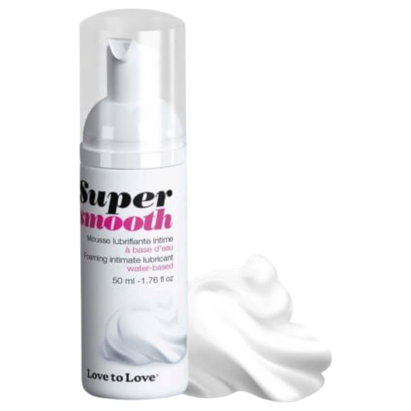 Love to Love Super Smooth - vandbaseret glidecreme skum (50 ml)