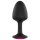 Dorcel Geisha Ruby M - Luksus pink anal plug (sort)