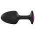 Dorcel Geisha Ruby M - Luksus pink anal plug (sort)