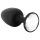 Dorcel Geisha Plug Diamond L - sort analplug med hvid sten (sort)