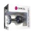 Dorcel Geisha Plug Diamond L - sort analplug med hvid sten (sort)