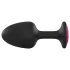 Dorcel Geisha Plug Ruby L - sort anal plug med pink sten (sort)