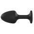 Dorcel Geisha Diamond XL - Sort anal plug med hvid sten