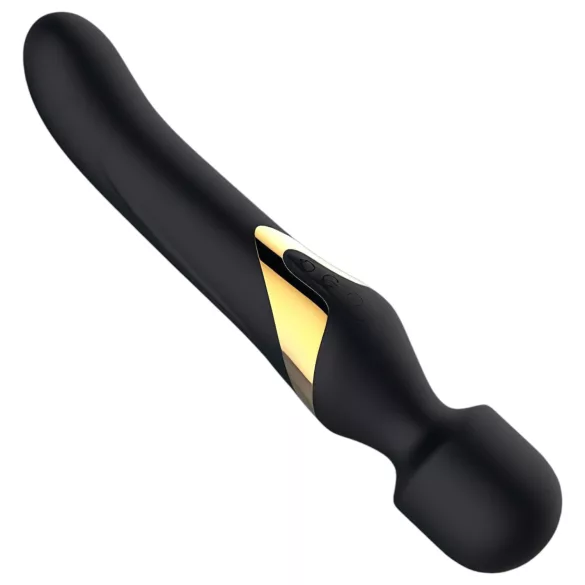 Dorcel - 2i1 vibrator og wand massager - sort