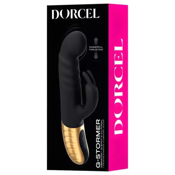 Dorcel G-stormer - batteridrevet, pulserende klitorisarm vibrator (sort)