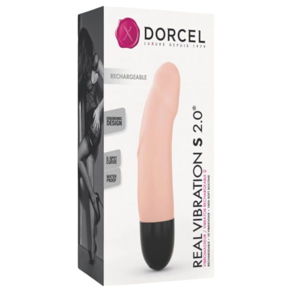 Dorcel Real Vibration S 2.0 - genopladelig vibrator (naturlig)