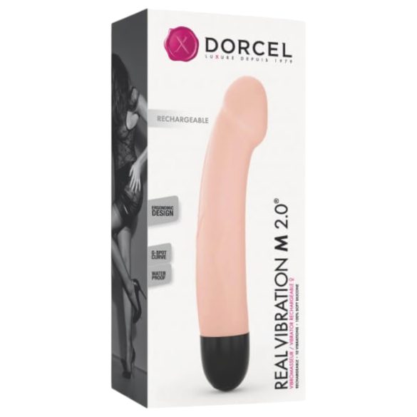 Dorcel Real Vibration M 2.0 - genopladelig naturlig vibrator