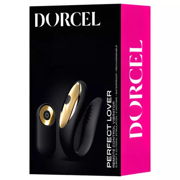 Dorcel - parvibrator med fjernbetjening - genopladelig - sort