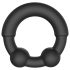 Dorcel Stronger Ring - Sort penisring med metalindsats