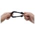 Dorcel Stronger Ring - Sort penisring med metalindsats
