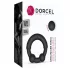 Dorcel Stronger Ring - penisring med metalindsats - sort