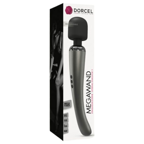 Dorcel Megawand - Opladelig massagevibrator (sølv)