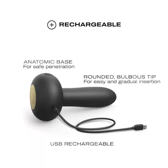 Dorcel Deep Thrust - stødende vibrator (sort)