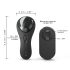 Dorcel Discreet Vibe+ - genopladelig klitorisstimulator (sort)
