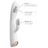 Dorcel Flexi Kanin - Varmende klitorisvibrator (hvid)