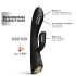 Dorcel Flexi Rabbit - opvarmelig klitorisstimulator (sort)