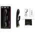 Dorcel Flexi Rabbit - opvarmelig klitorisstimulator (sort)